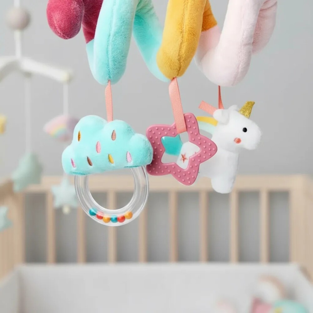 Barra ESPIRAL para coche y baby silla BUBA magic unicornio