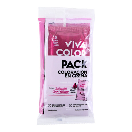 TINTA VIVA COLOR PACK 10 RUBIO EXTRA EXTRA CLARO TINTA VIVA COLOR PACK 10 RUBIO EXTRA EXTRA CLARO