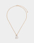 Cadena Corta con Dije Con corazón Cadena Corta Con Dije Corazón - Dorado