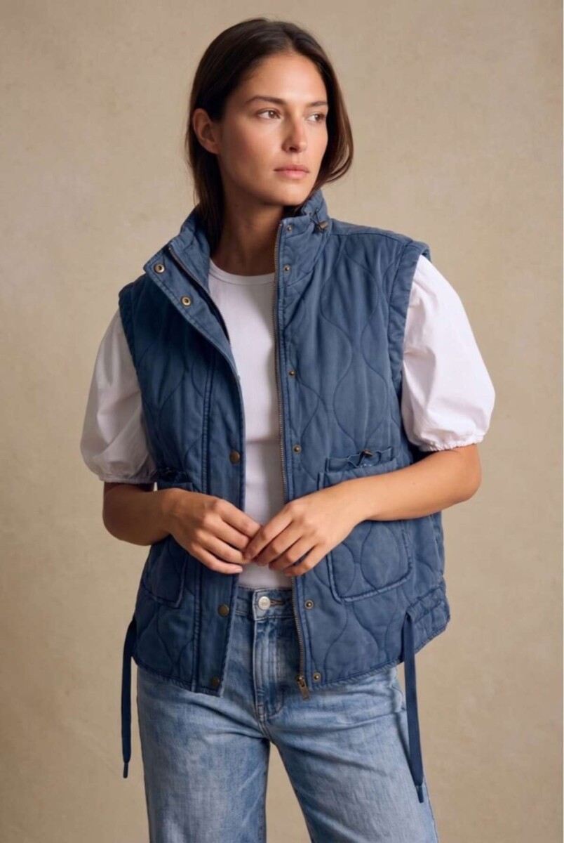 Chaleco Lavado Reversible - Marino 