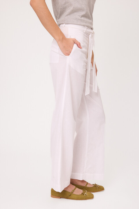 PANTALON MARELA POLANCO Blanco