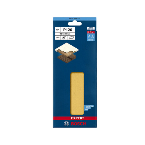 10 Lijas p/madera/pintura grano 60 93x230mm Bosch BS4431