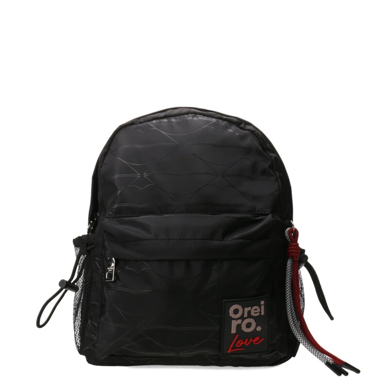Mochila Las Oreiro Oreiro Love Negro