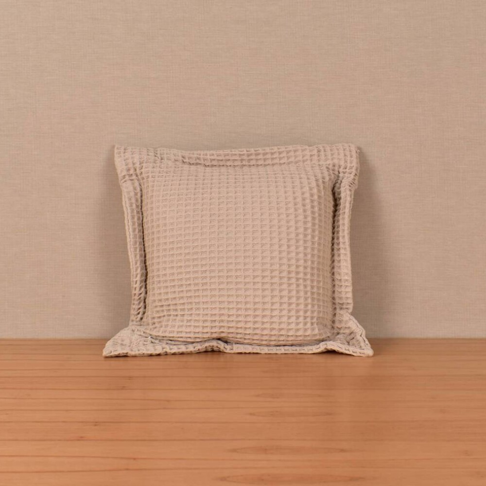 Almohadón Deco Cloque 40 x 40 cm Beige