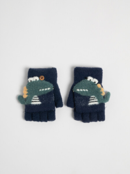 Guantes animales Azul Marino