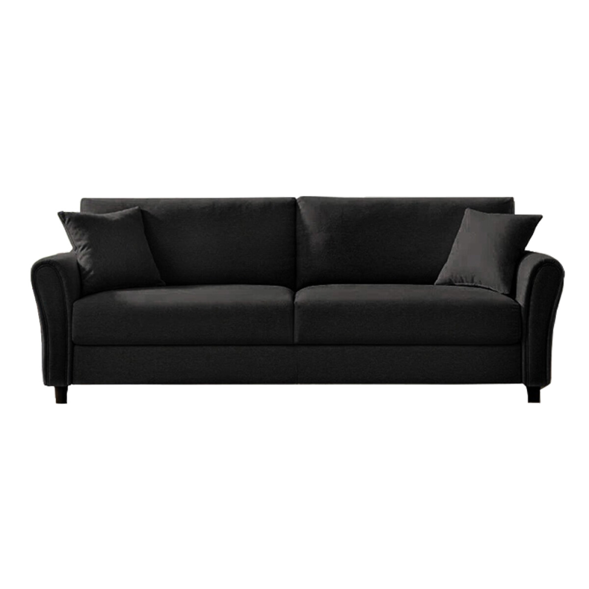 Sofá Sillón 3 cuerpos - Variedad de colores - negro 