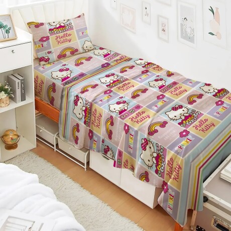 Juego De Sábanas Disney Infantil 1 Plaza Kitty Para Dormitorio Infantil Divertido Juego De Sábanas Disney Infantil 1 Plaza Kitty Para Dormitorio Infantil Divertido