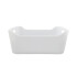 Canasto organizador blanco con asas 24x16.5x10cm Canasto Organizador Blanco Con Asas 24x16.5x10cm
