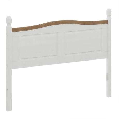 RESPALDO CABECERA DE MADERA MACIZA - LÍNEA AMERICANA BLANCO