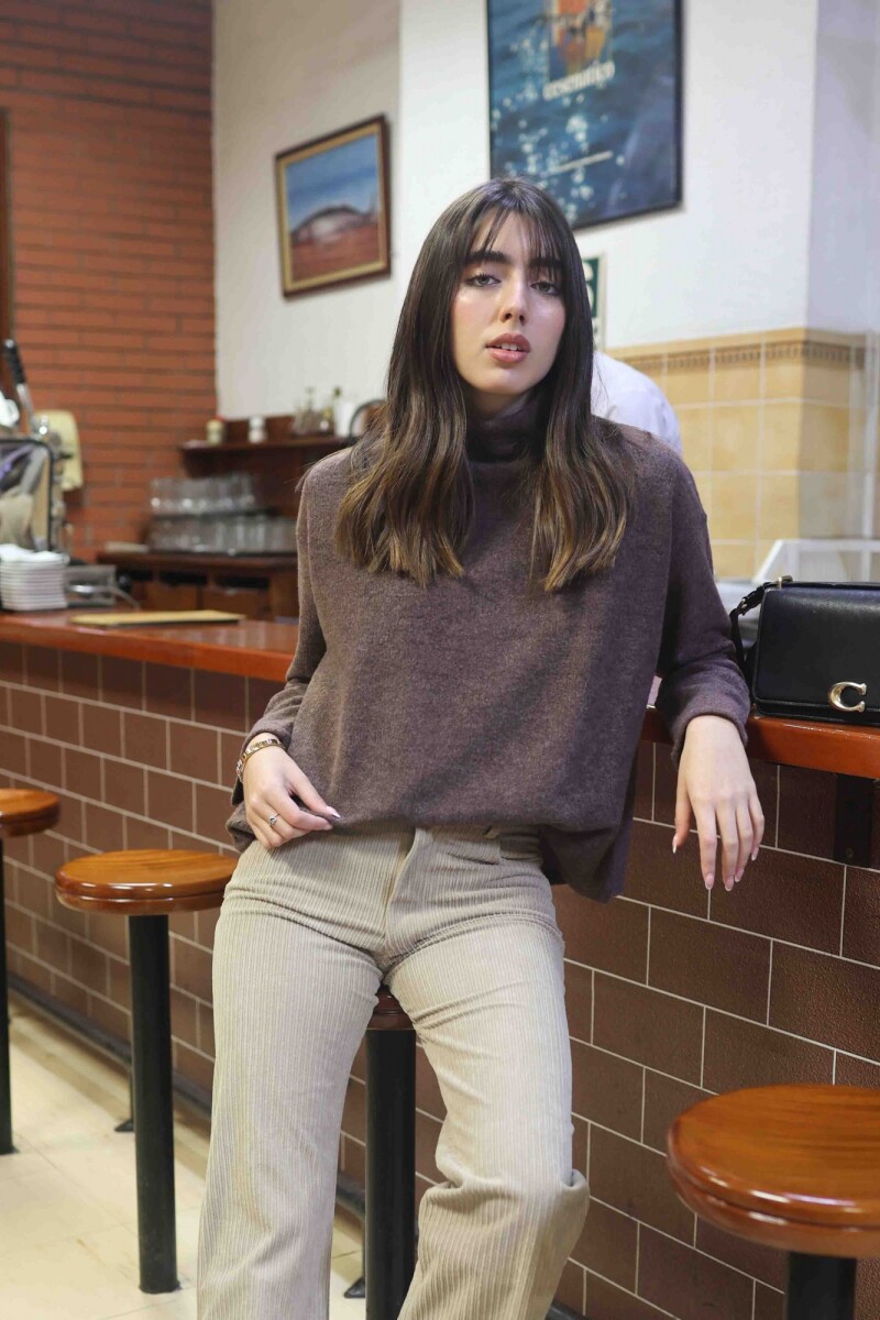SWEATER HELSA MARRON