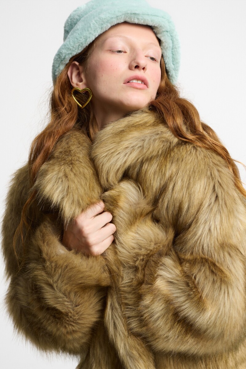 TAPADO ANNICE FUR Marron