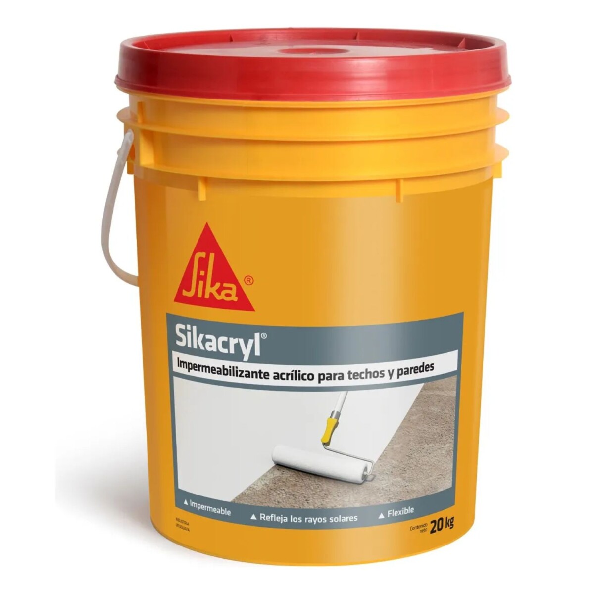 Impermeabilizante acrílico Sikacryl 20 kgs Blanco 