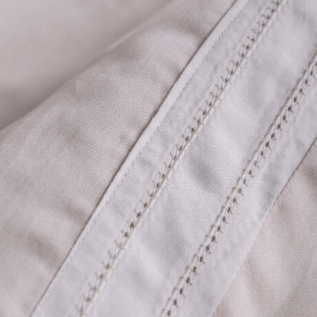 JUEGO DE SABANAS KING ALGODON NATURAL-BEIGE VANILA 300H BEIGE