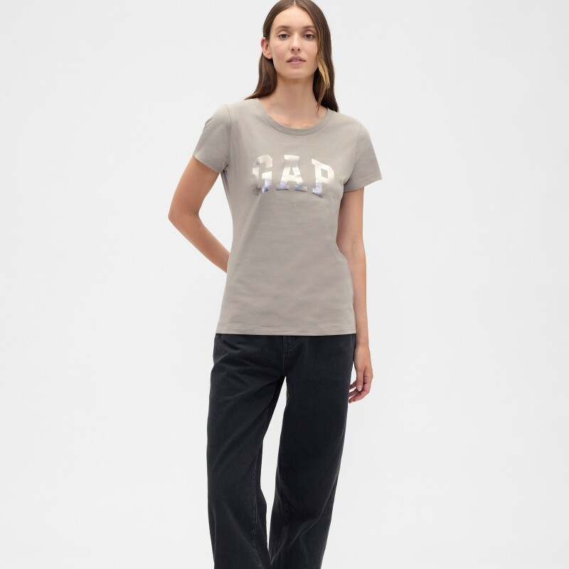 V-SS LOGO CLASSIC TEE MEDIUM COOL BROWN