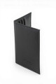 Porta documentos con visor Negro