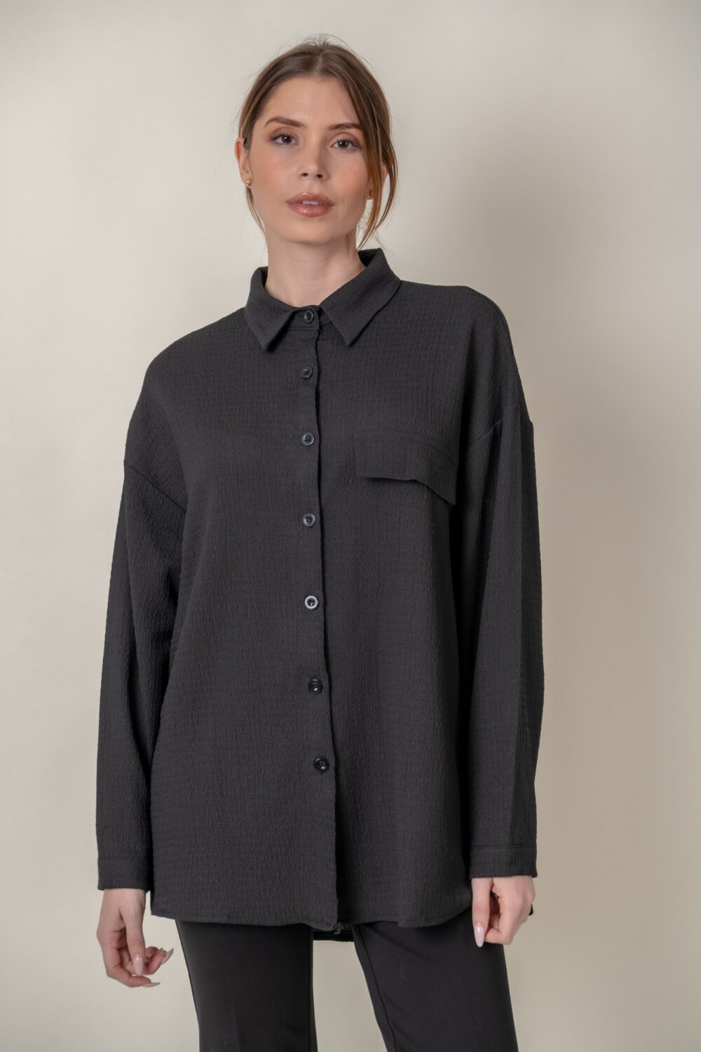 CAMISA CALENDULA Negro