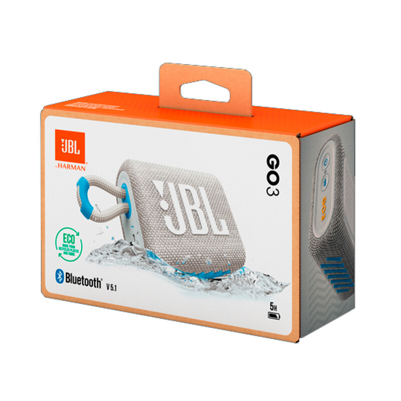 Parlante portátil JBL Go3 Bluetooth White Parlante portátil JBL Go3 Bluetooth White