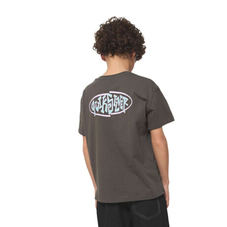 Remera Quiksilver Swell Squad niño Gris Oscuro