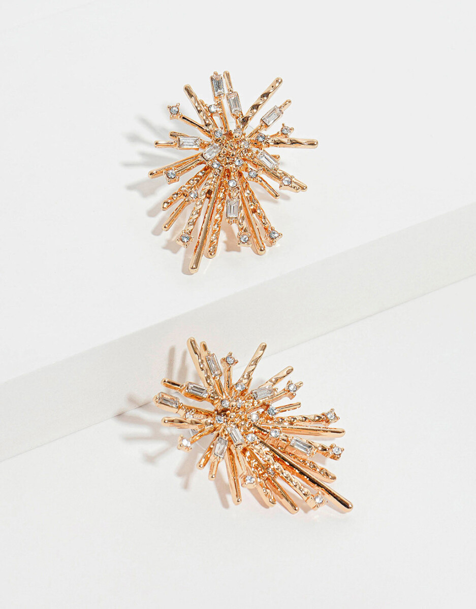 Aros Cortos Strass 