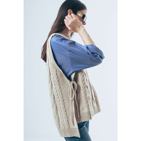Chaleco Trensi Off White