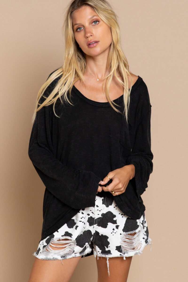 CAMISETA Negro