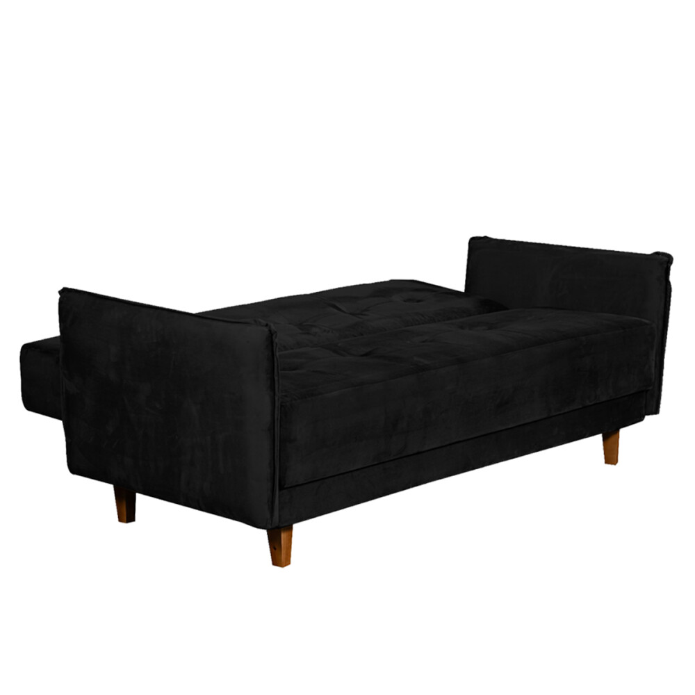 SILLÓN - SOFA CAMA NEGRO