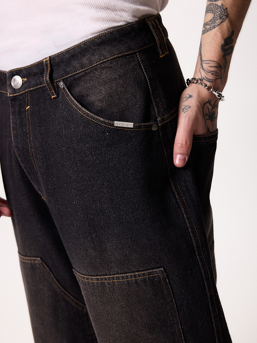 BERMUDA JEAN BARGO DIXIE Gris Oscuro