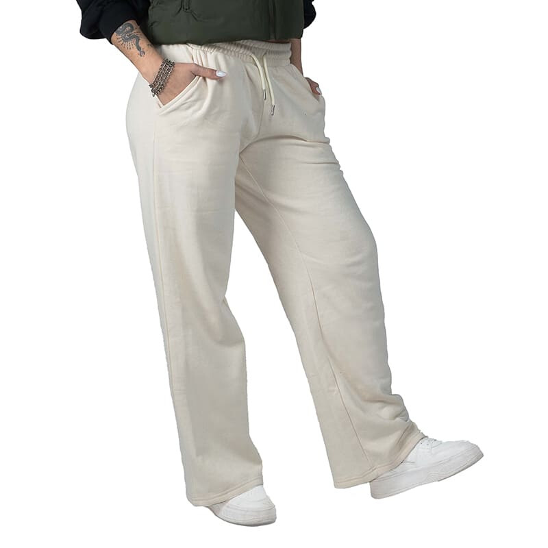 Pantalones The Brooklyn Haus Wide Leg de Mujer - 210512I24 Blanco
