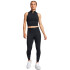 UA Run Anywhere Crop Tank-GRN BLK-001
