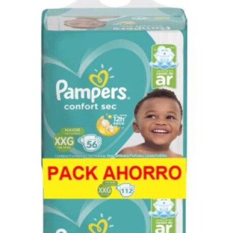 Pañales Pampers Confort Sec Xxg X 104 Pañales Pampers Confort Sec Xxg X 104