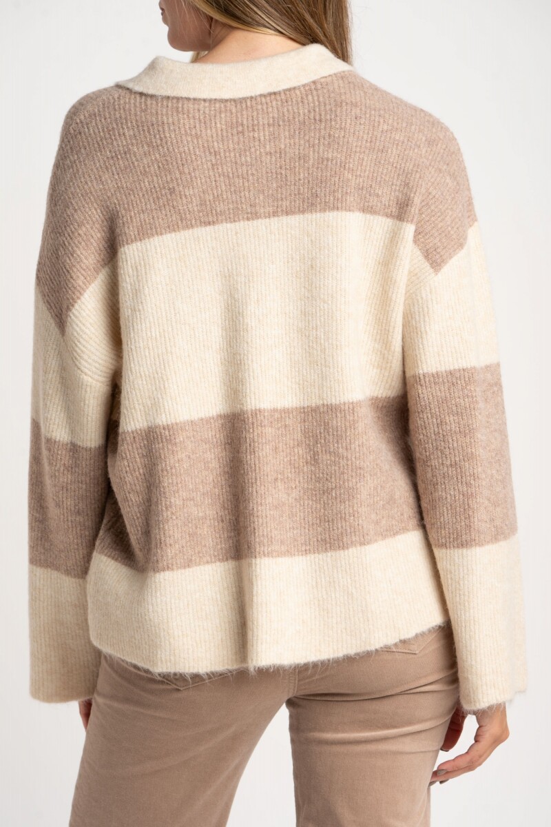 Sweater Polo Mocha