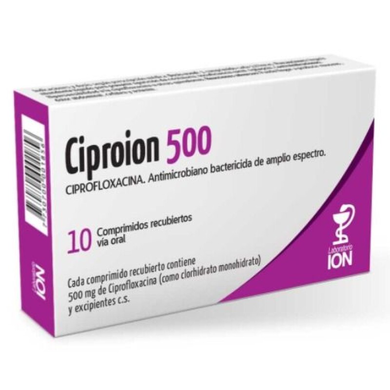 CIPROION 500 MG 10 COMP CIPROION 500 MG 10 COMP