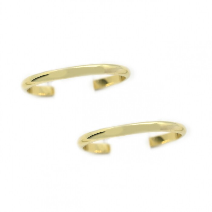 Par de Alianzas y Cintillo en Oro 18 Kilates 2mm Gruesas Par de Alianzas y Cintillo en Oro 18 Kilates 2mm Gruesas