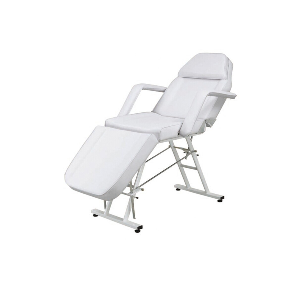 Camilla reclinable para tatuador masajes y depilación - Blanco 