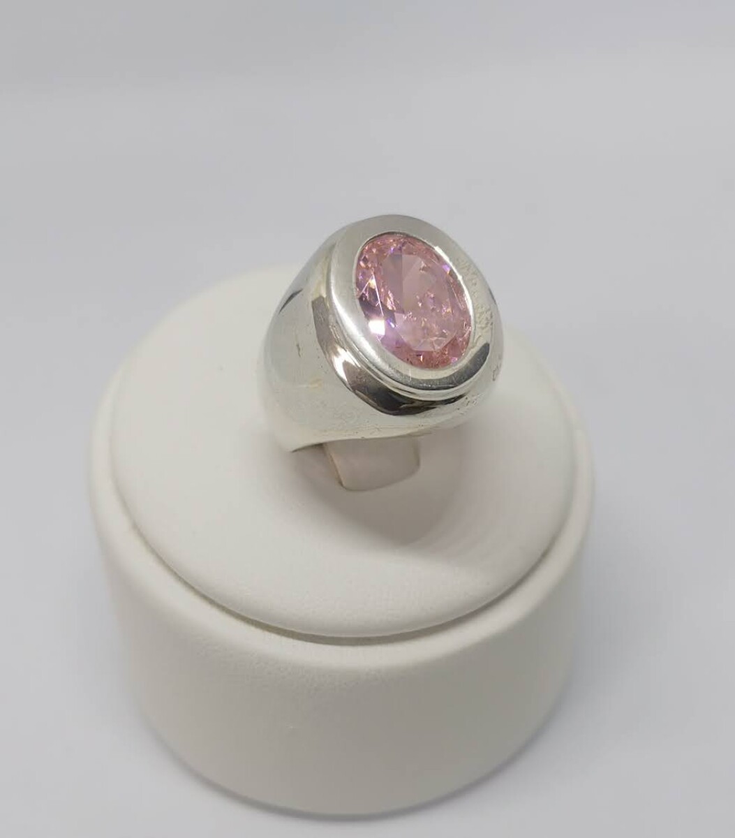 Anillo Plata 925 con Rosa Francia 