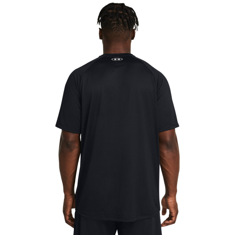 UA TECH PRINT FILL SS-RED BLK-002