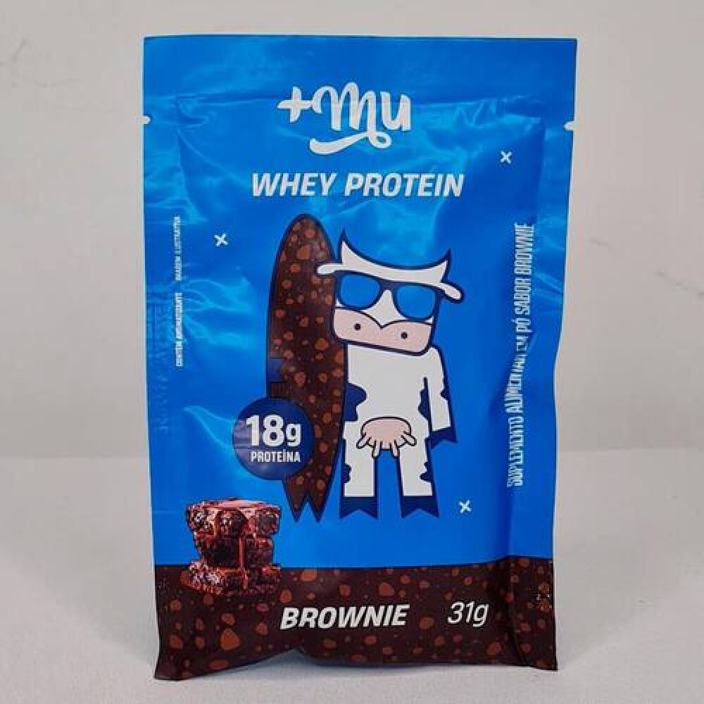 MAIS MU WHEY PROTEIN SACHET BROWNIE 35G única
