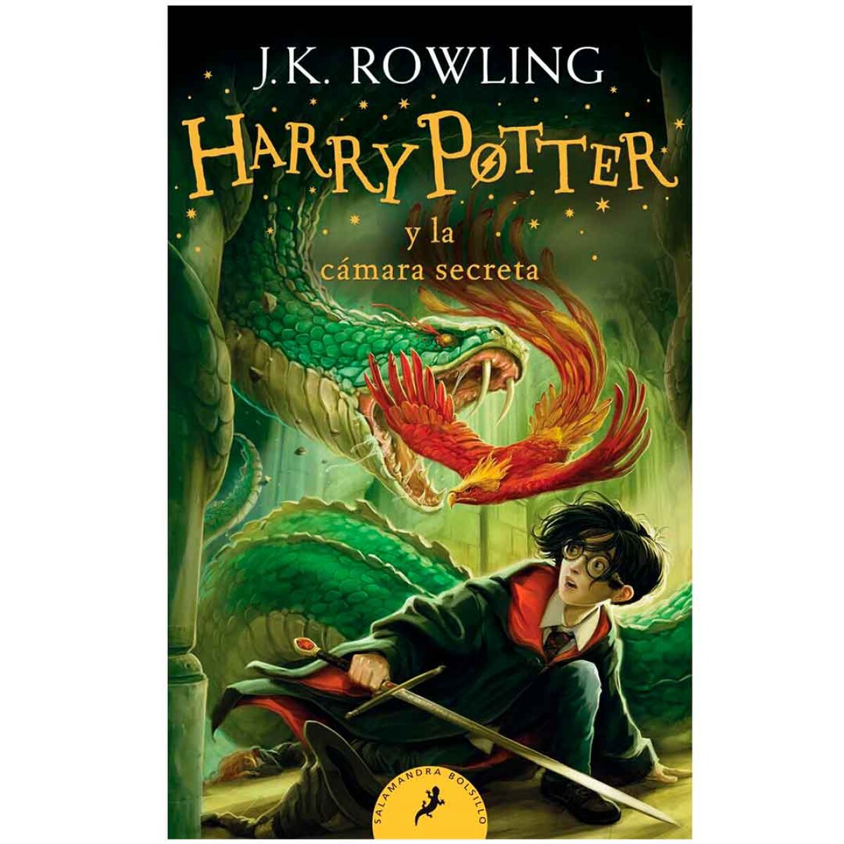 Libro Harry Potter y La Cámara Secreta Salamandra 