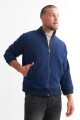 Campera de polar AZUL MARINO