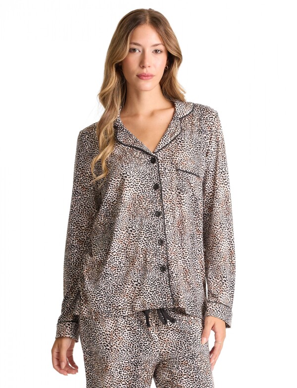 Pijama Con Pantalon MULTI/NEGRO