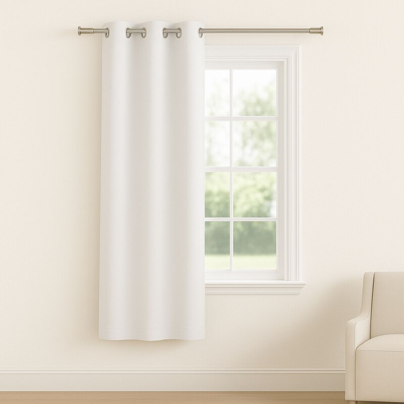 Paño cortina blackout 1,35m x 1,70m BLANCO