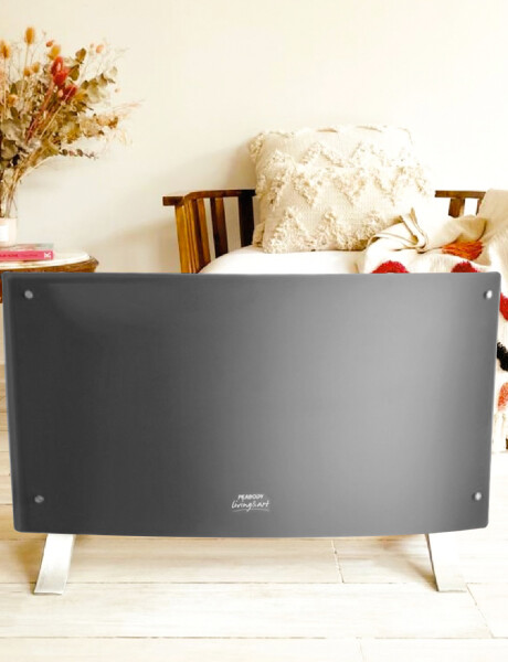 Vitroconvector curvo Peabody 2000W Negro