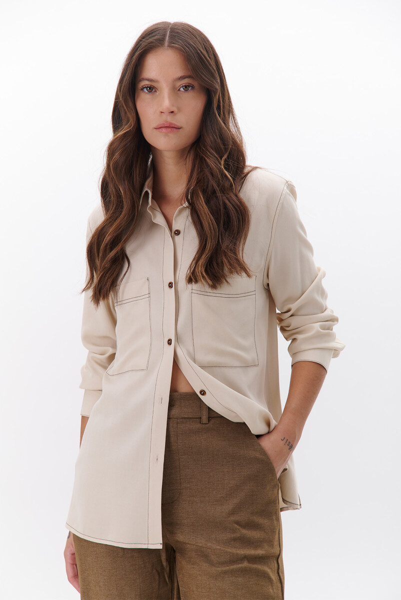 CAMISA ISABEL - BEIGE 