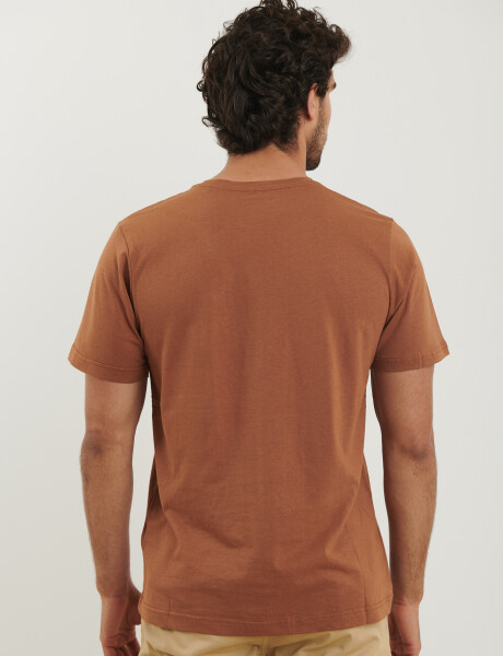 520958 T-SHIRT HARRINGTON LABEL Camel