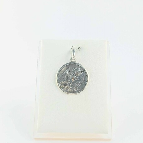 Medalla religiosa de plata 925, Virgen María. Medalla religiosa de plata 925, Virgen María.
