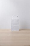 Bolsa lisa acuario 14x08x20 cm BLANCO