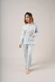 Pijama Abotonado 1059 Cielo