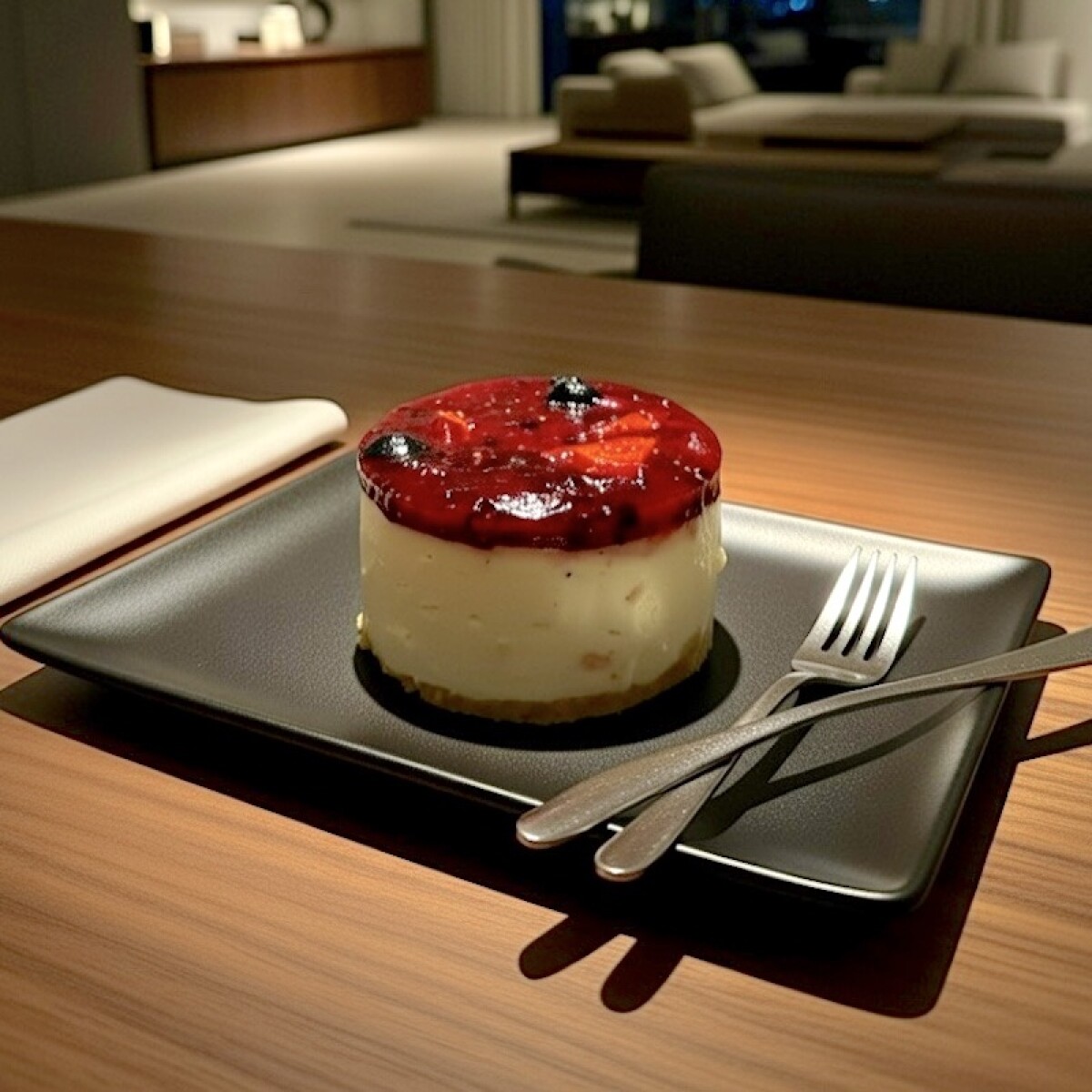 Cheese Cake Individual de Frutos Rojos 