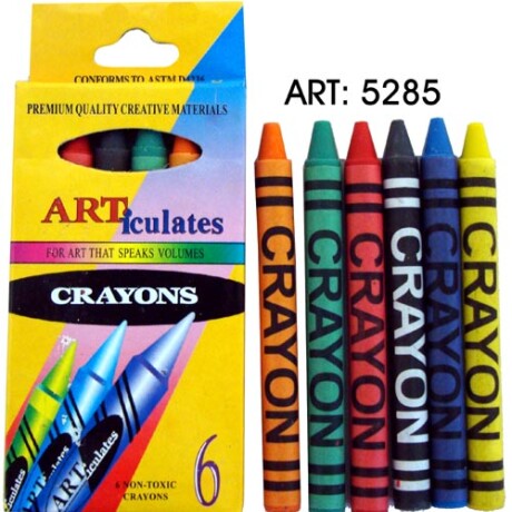 CRAYOLAS FINAS X 6 CRAYOLAS FINAS X 6