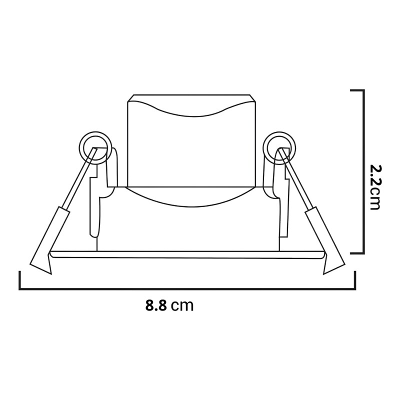 Set x 10 lámparas Spots para Techo Ixec Led 5w neutras Set x 10 lámparas Spots para Techo Ixec Led 5w neutras